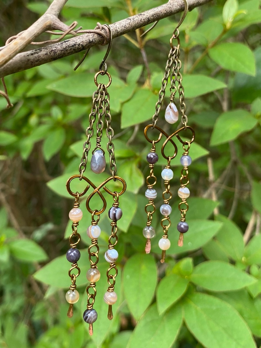Botswana Agate Chandeliers